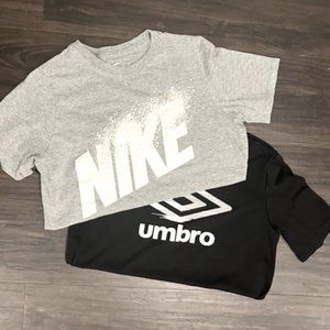 SHIRT BUNDLE: Nike Boys Shirt & Umbro Boys Shirt